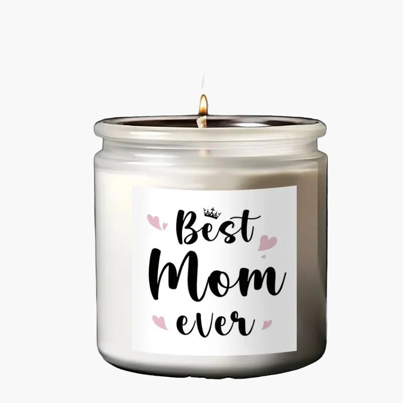 Autocollant décoratif pour bougie « Best Mom Ever » cadeau fête des mères femme - Image 6