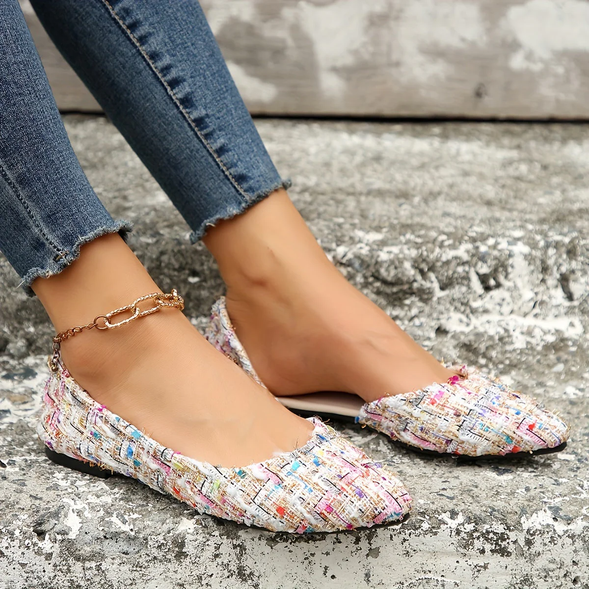 Ballerines élégantes femme bout pointu style chic quotidien - Image 3