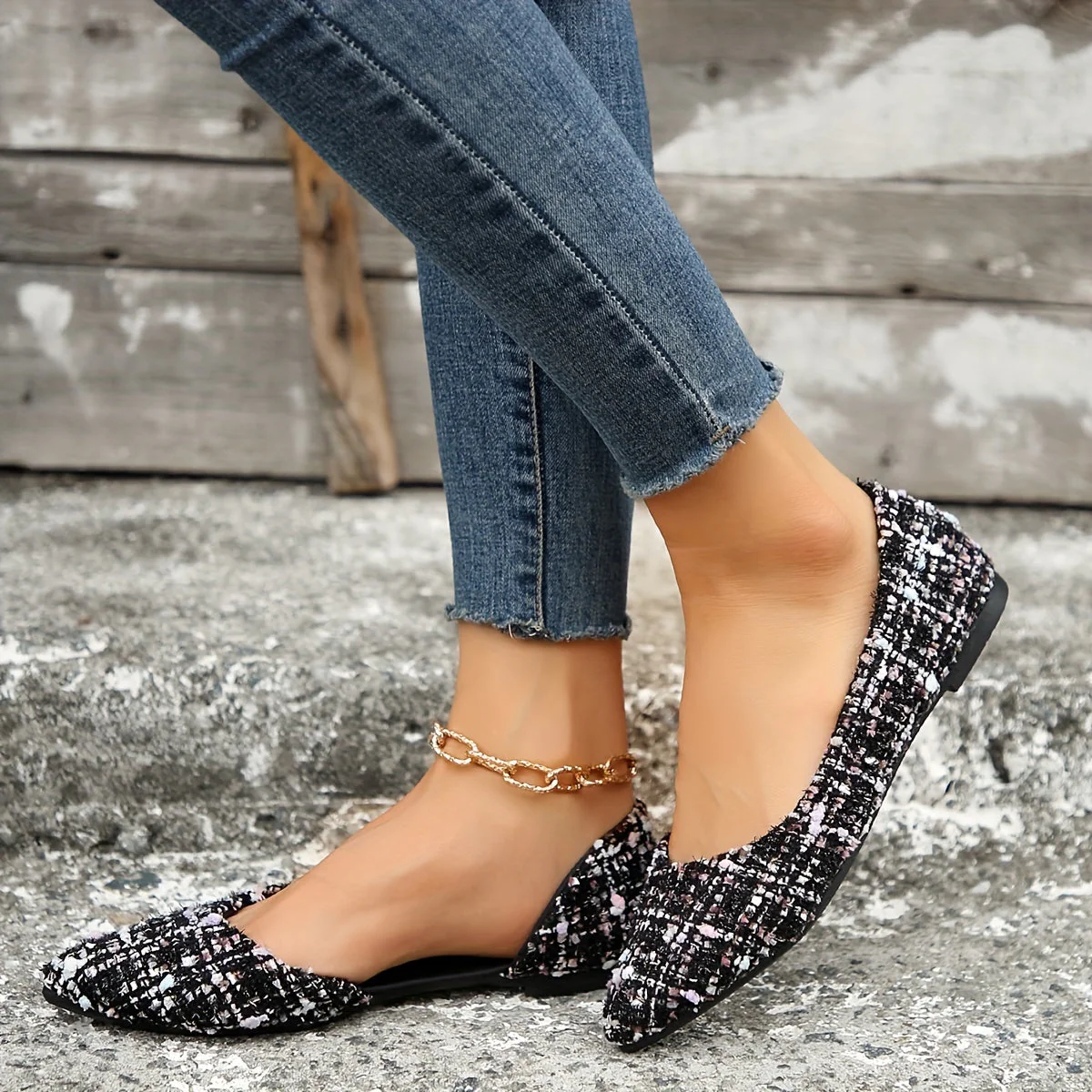 Ballerines élégantes femme bout pointu style chic quotidien - Image 5