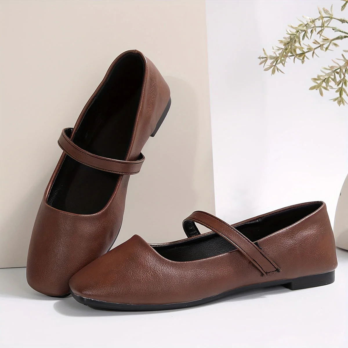 Ballerines Femme Élégantes à Bride Style Mary Jane pour le Quotidien et le Travail - Image 3