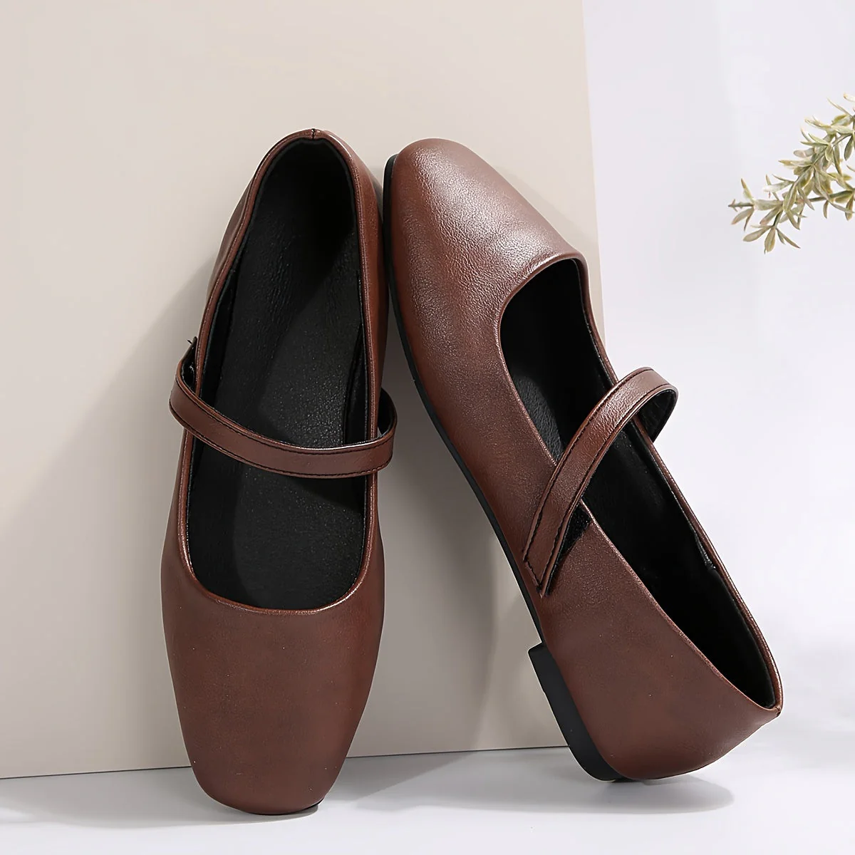 Ballerines Femme Élégantes à Bride Style Mary Jane pour le Quotidien et le Travail - Image 4