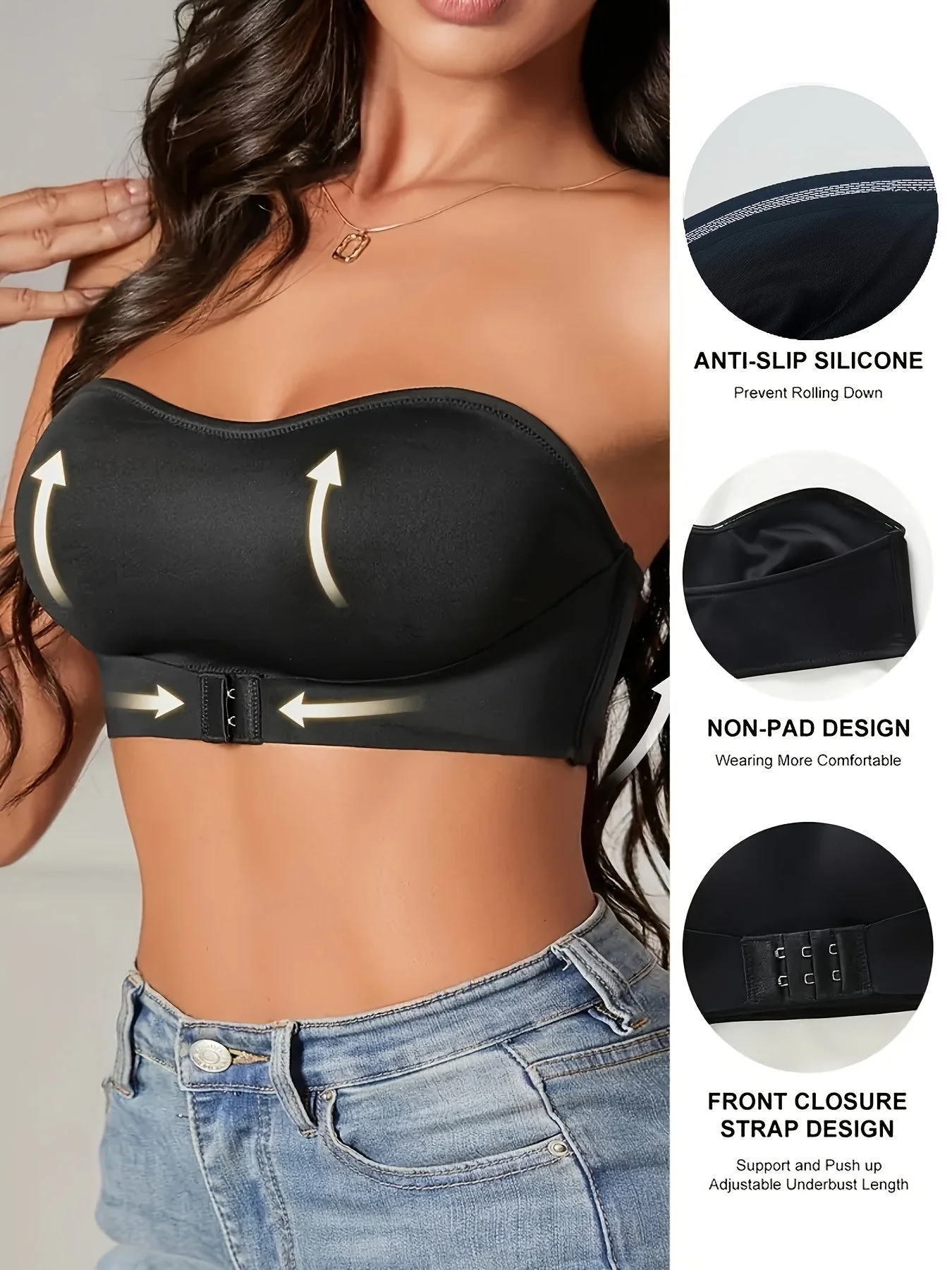 Bandeau sans couture antidérapant femme sport et détente - Image 5