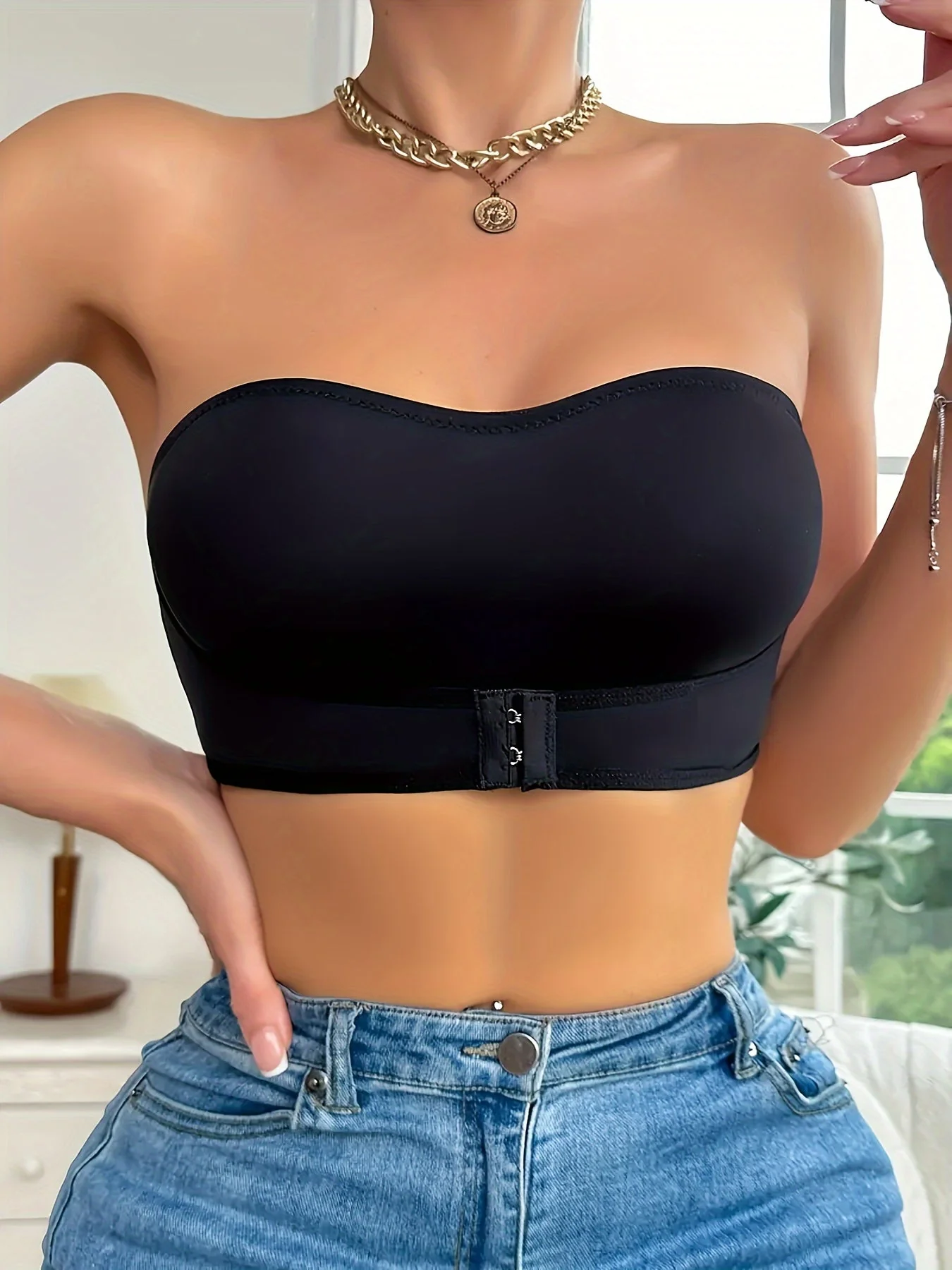 Bandeau sans couture antidérapant femme sport et détente - Image 7