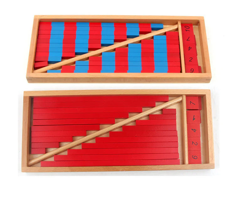 Barres Numériques Montessori en Bois pour Éducation Précoce - Jouet Éducatif Mixte - Image 2