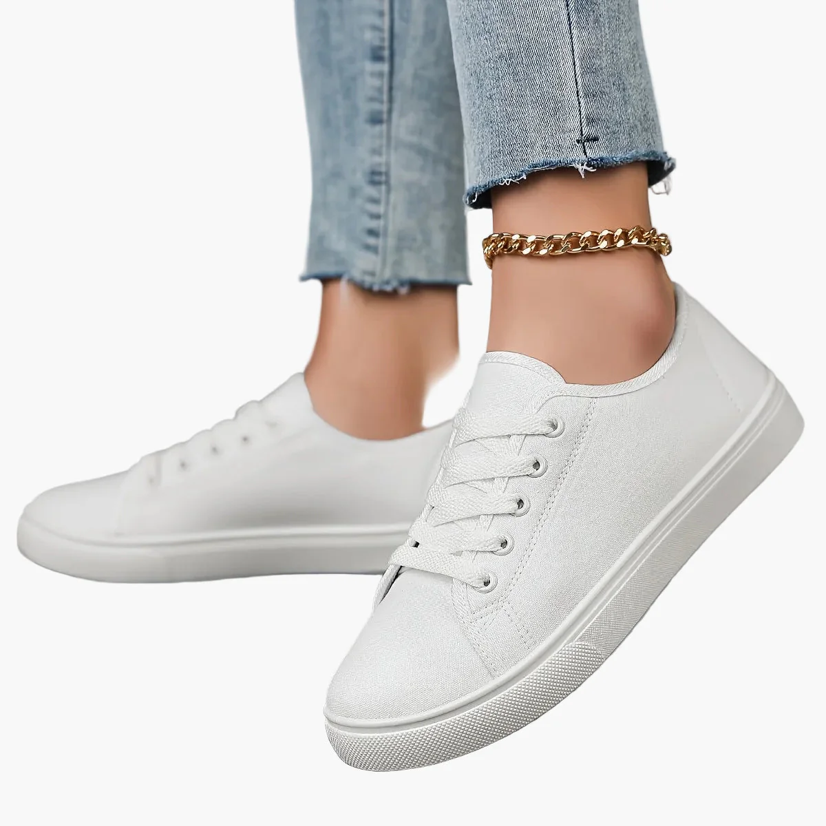 Baskets basses décontractées pour femme style urbain polyvalent - Image 10