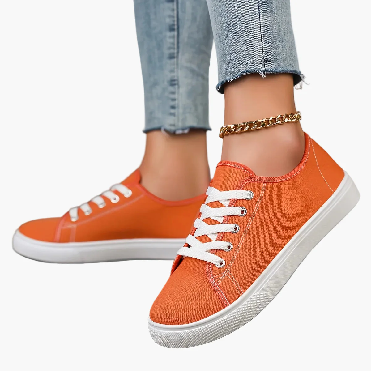 Baskets basses décontractées pour femme style urbain polyvalent - Image 14