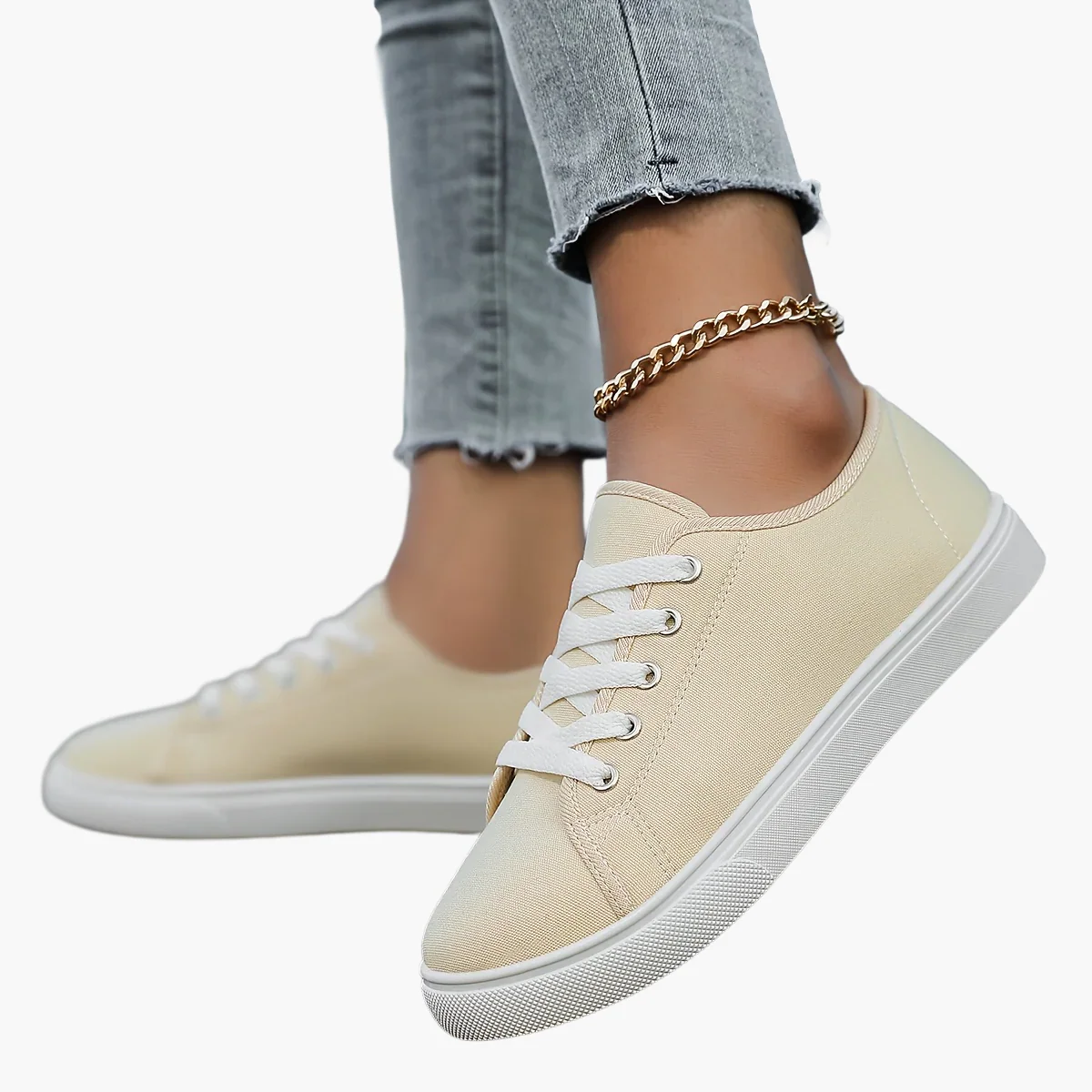 Baskets basses décontractées pour femme style urbain polyvalent - Image 18
