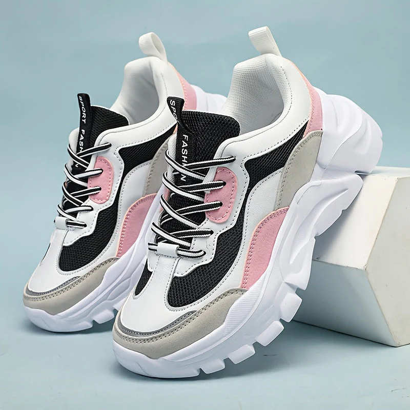 Baskets Chunky Femme Style Urbain Sport Décontracté - Image 9