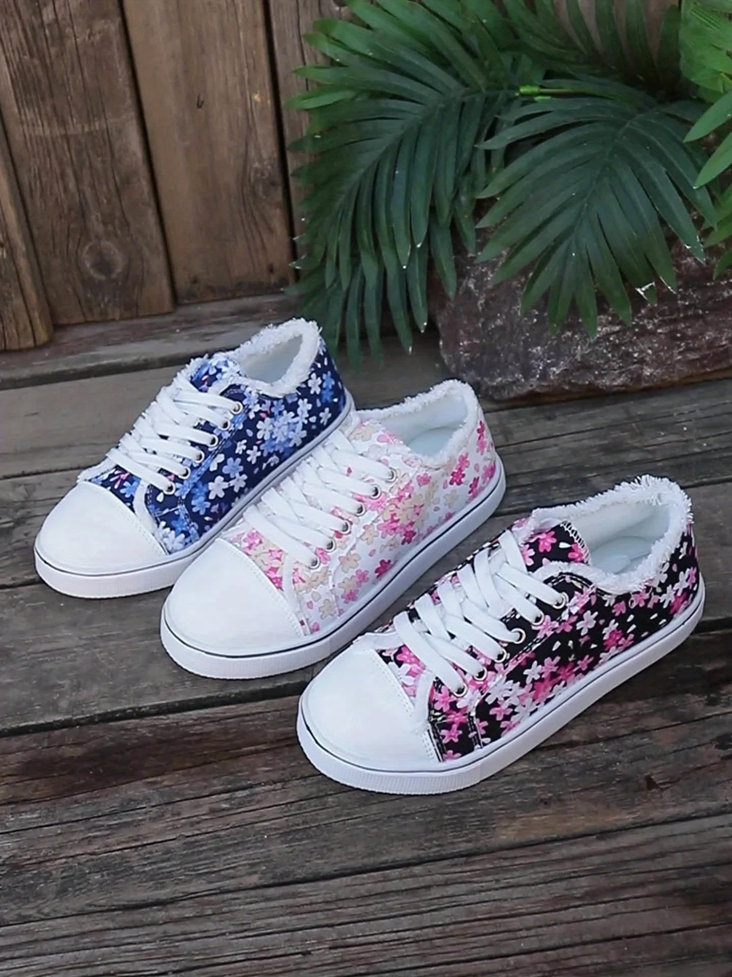 Baskets décontractées femme style floral tendance pour usage quotidien - Image 15