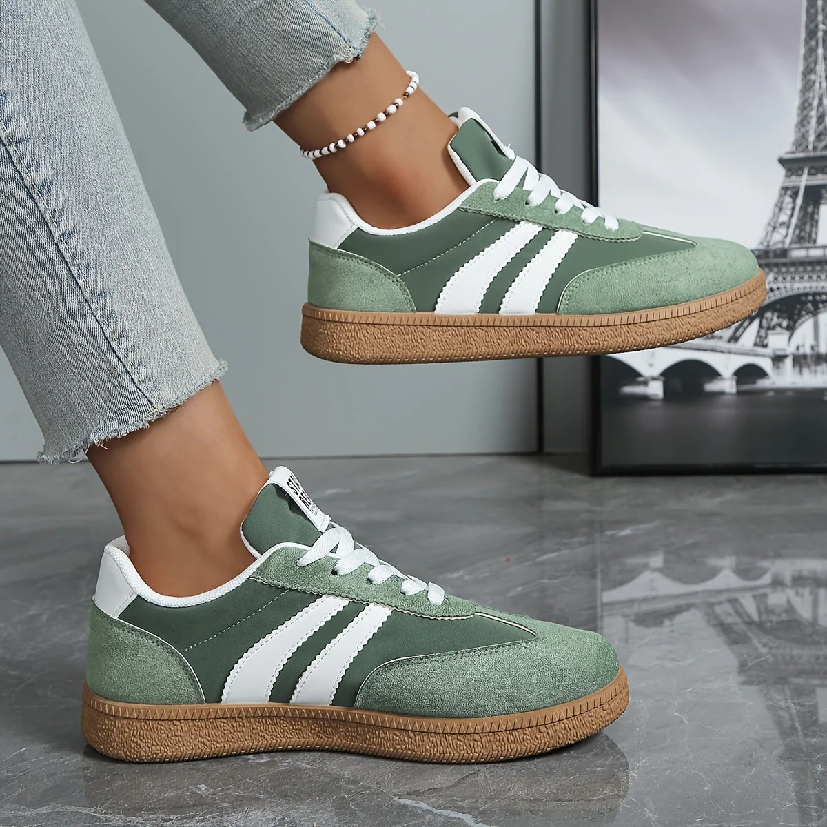 Baskets décontractées pour femme style rétro – Sneakers urbaines tendance - Image 10