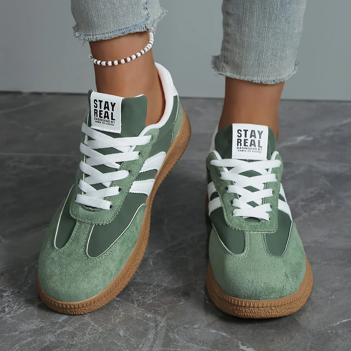 Baskets décontractées pour femme style rétro – Sneakers urbaines tendance - Image 6