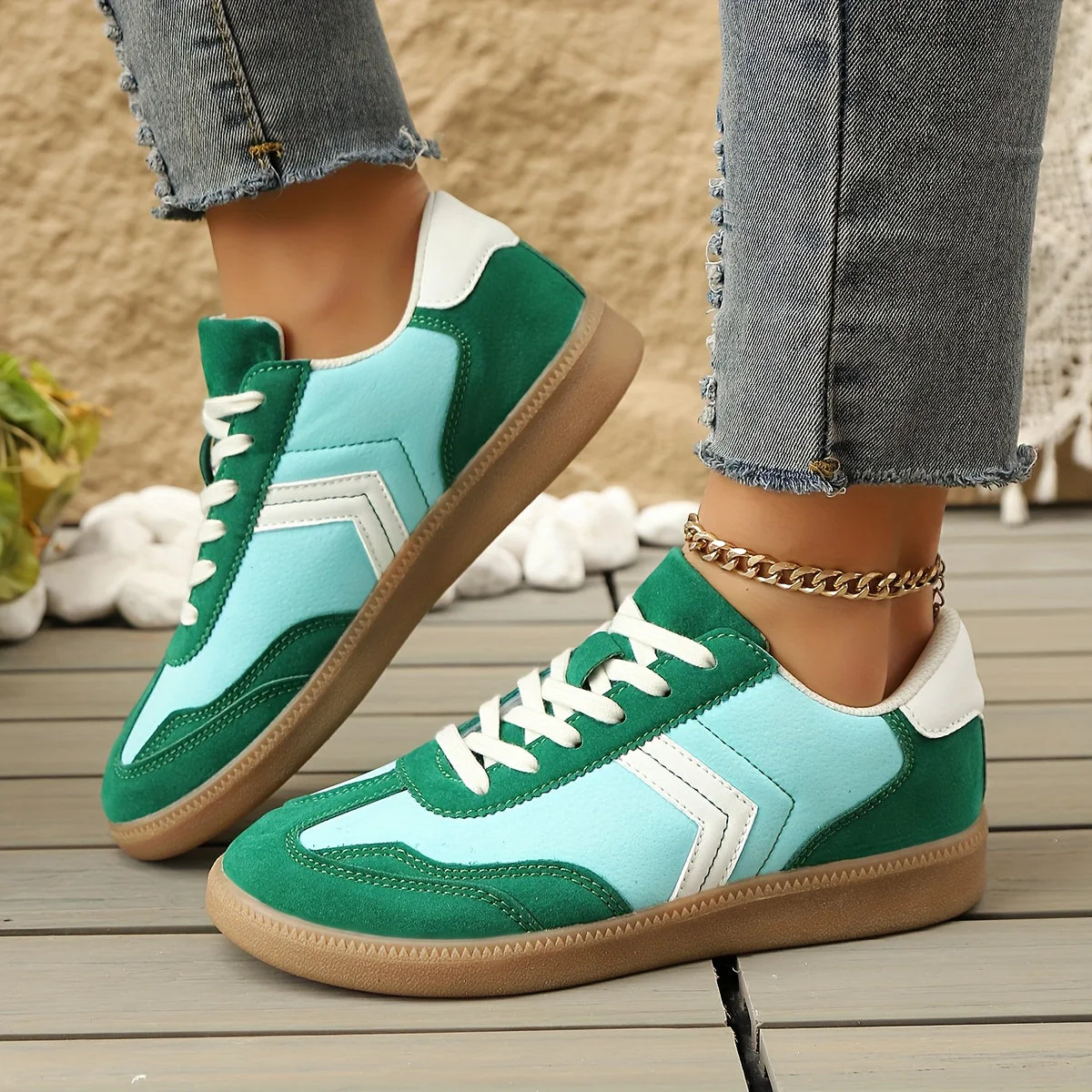 Baskets décontractées pour femme style rétro urbain - Image 10