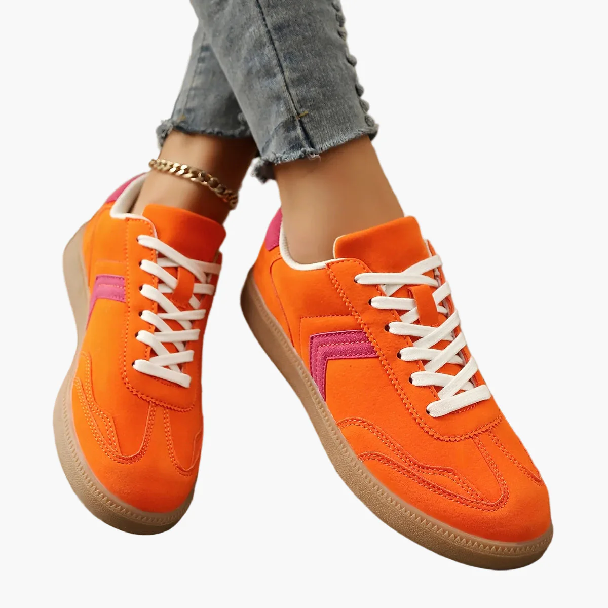 Baskets décontractées pour femme style rétro urbain - Image 11