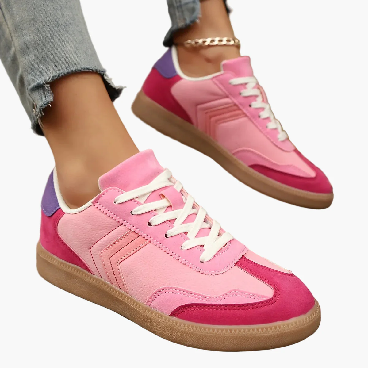 Baskets décontractées pour femme style rétro urbain - Image 12