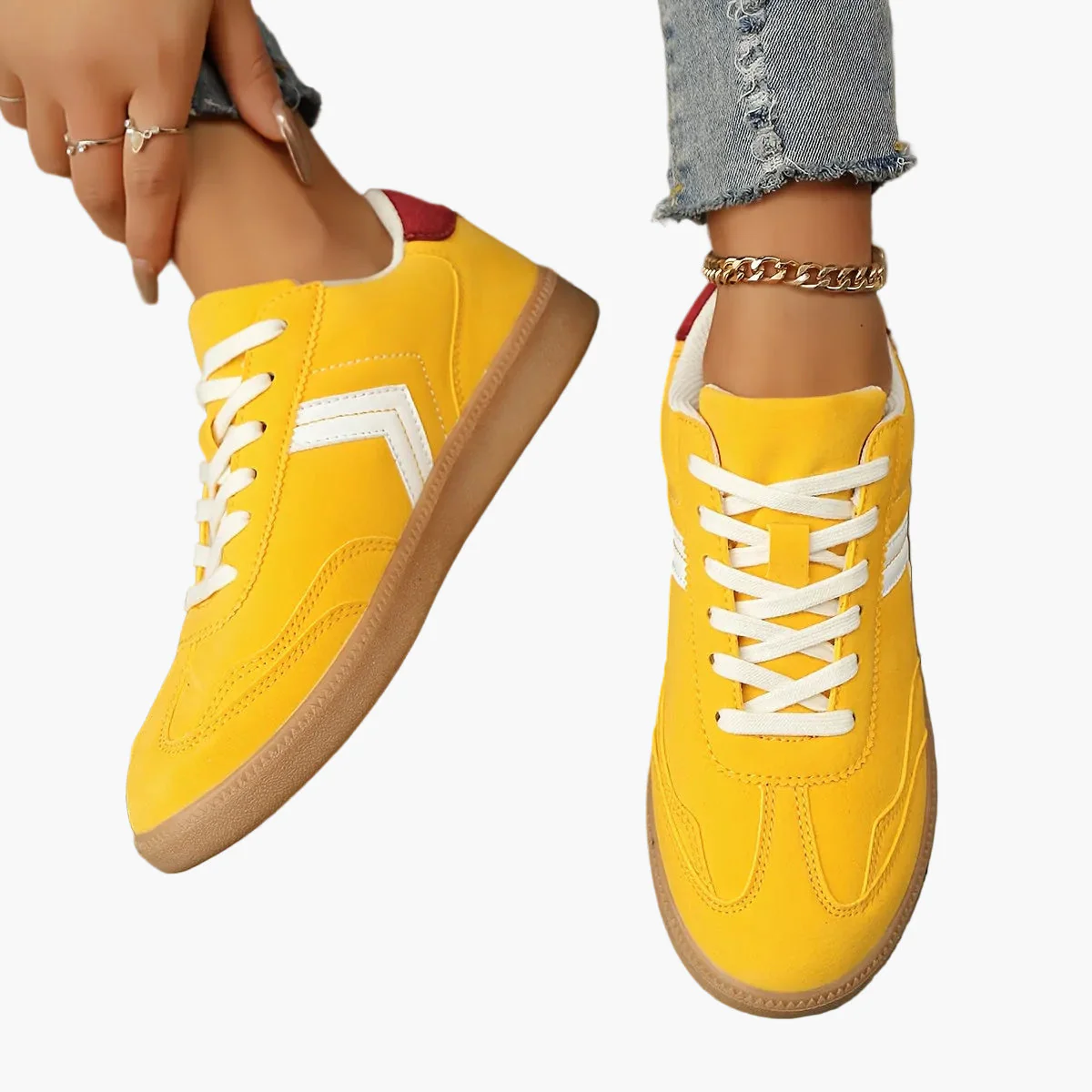 Baskets décontractées pour femme style rétro urbain - Image 13