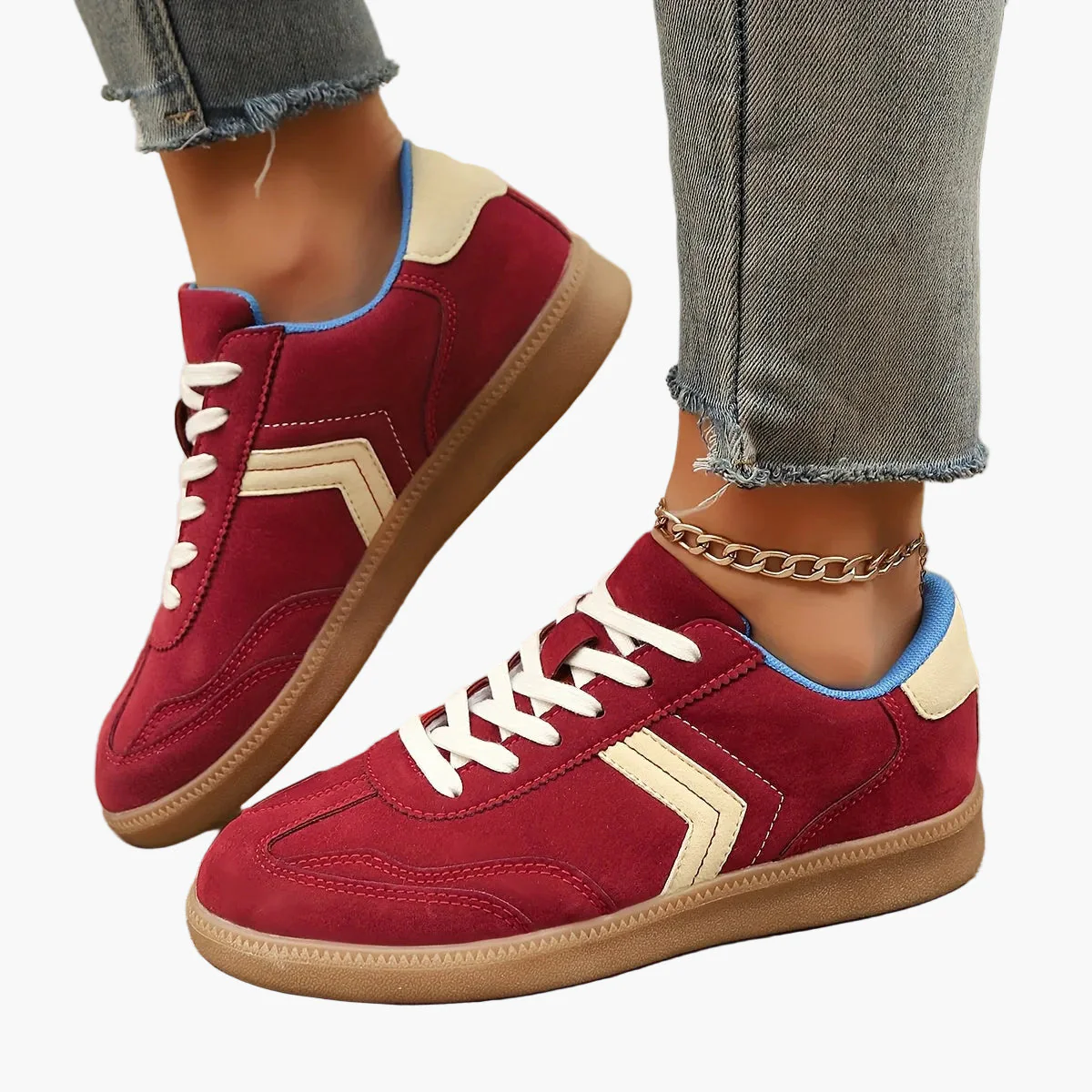Baskets décontractées pour femme style rétro urbain - Image 14