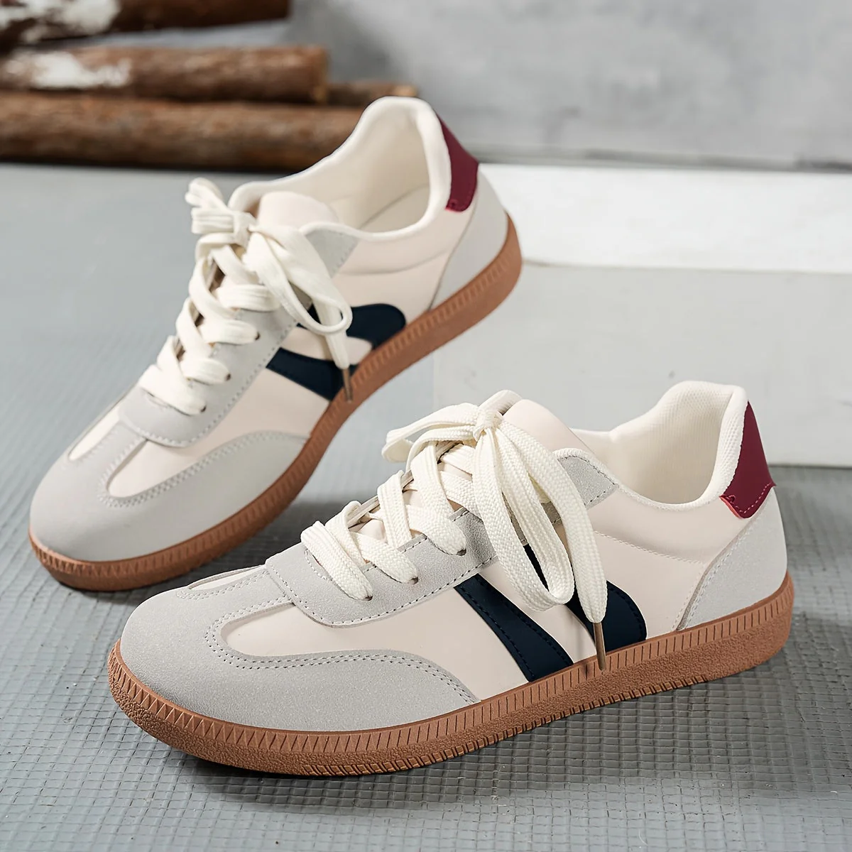 Baskets décontractées pour femme style rétro urbain – Sneakers mode tous les jours - Image 6