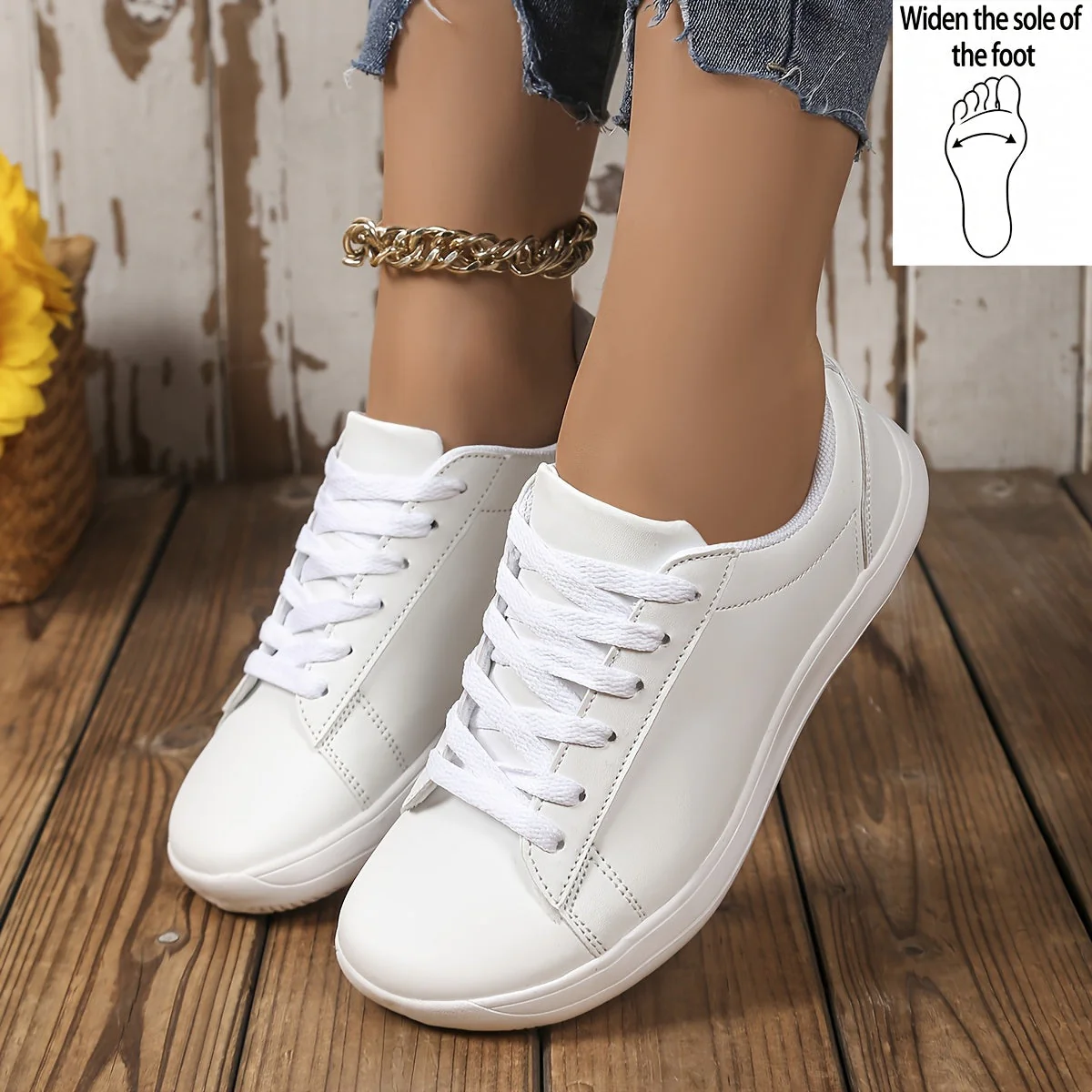 Baskets décontractées pour femme style urbain à lacets – Chaussures polyvalentes confortables pour tous les jours - Image 7