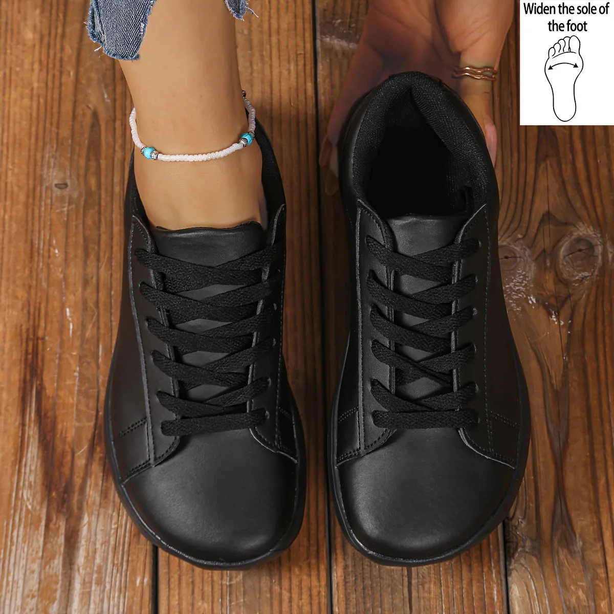 Baskets décontractées pour femme style urbain à lacets – Chaussures polyvalentes confortables pour tous les jours - Image 9