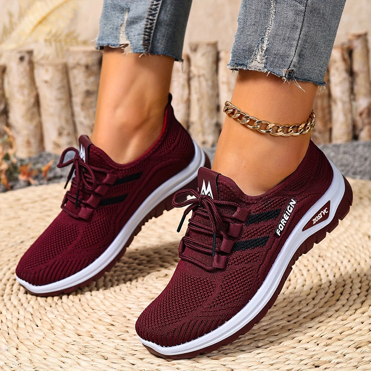 Baskets Femme Décontractées Style Sport pour Marche et Quotidien - Image 12
