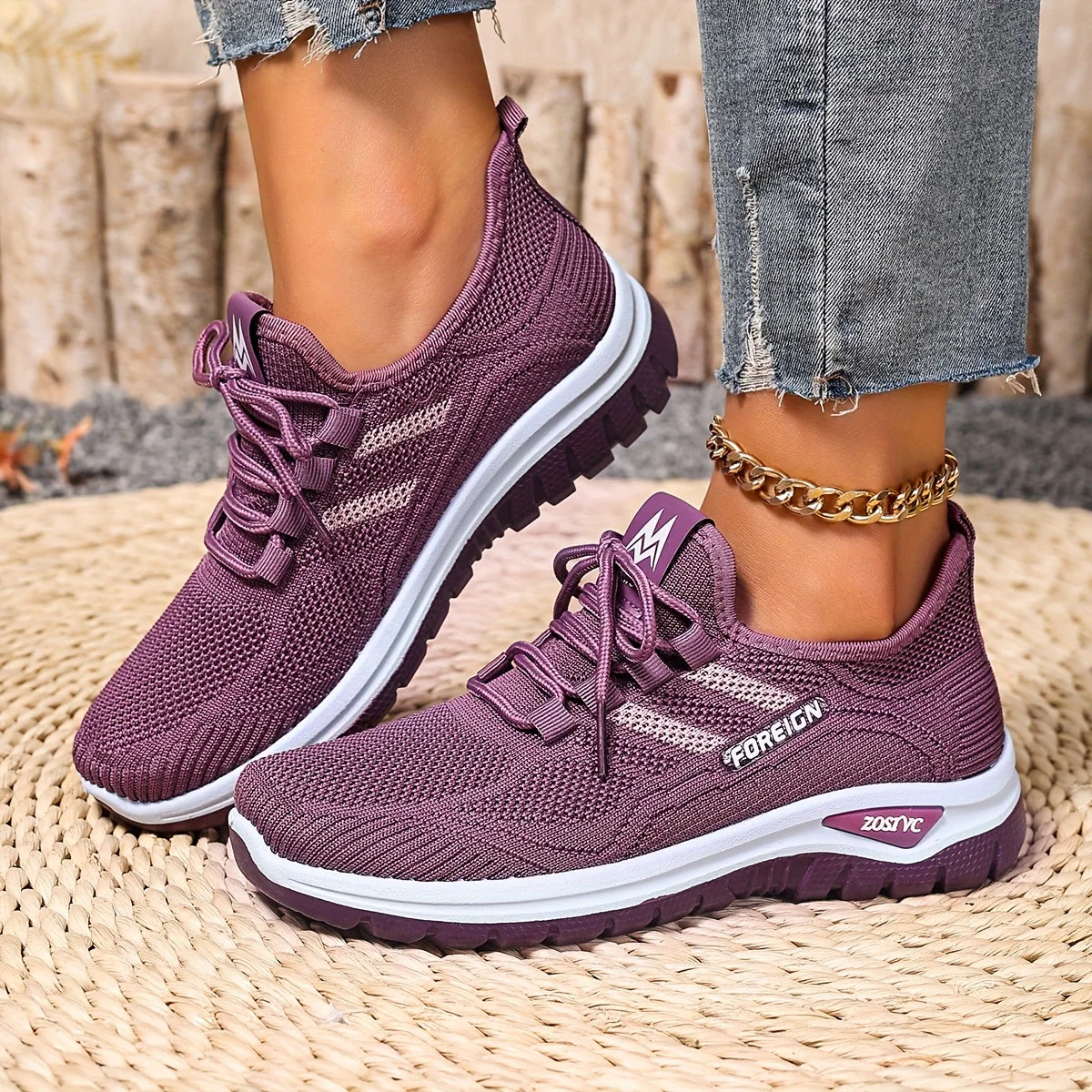 Baskets Femme Décontractées Style Sport pour Marche et Quotidien - Image 14