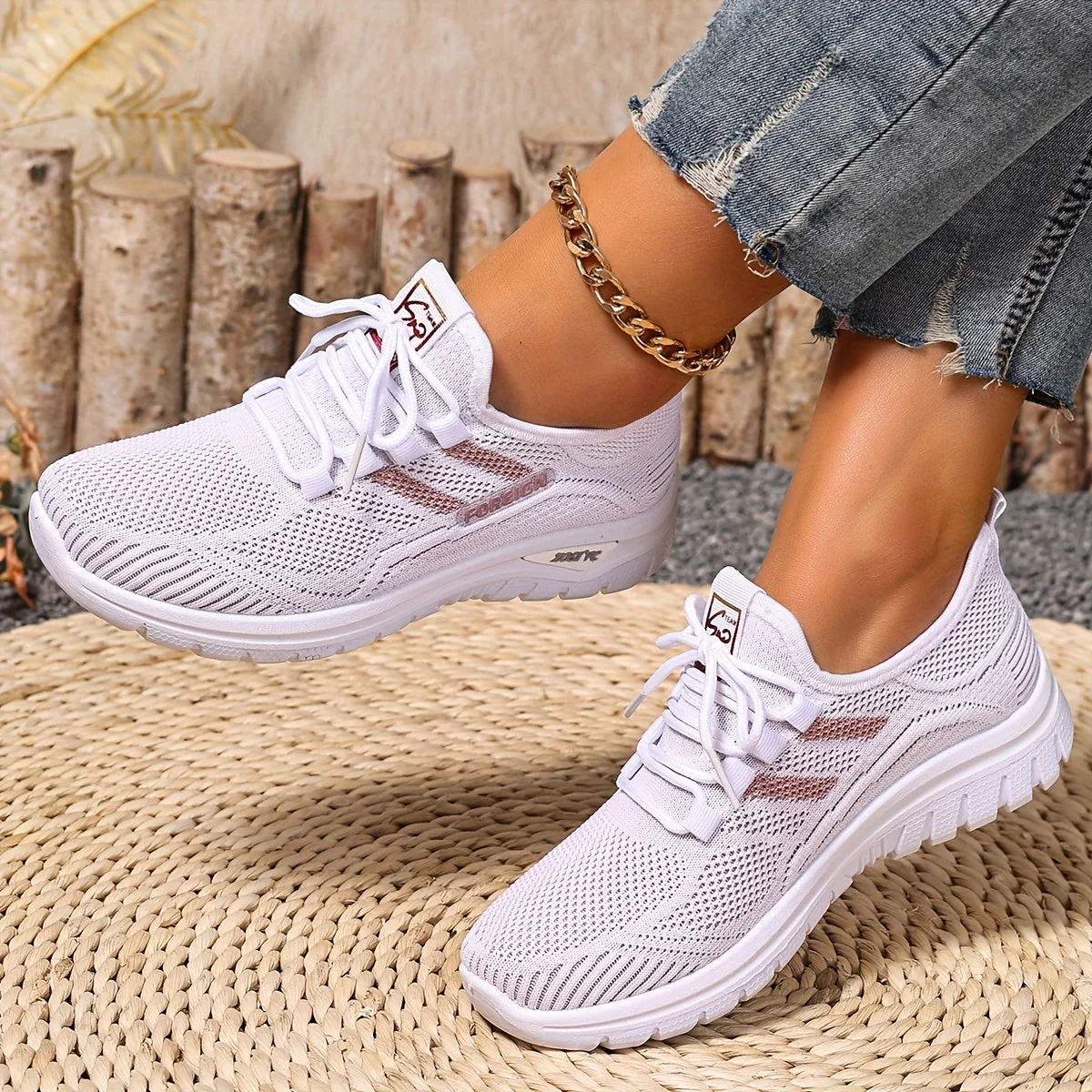 Baskets Femme Décontractées Style Sport pour Marche et Quotidien - Image 16