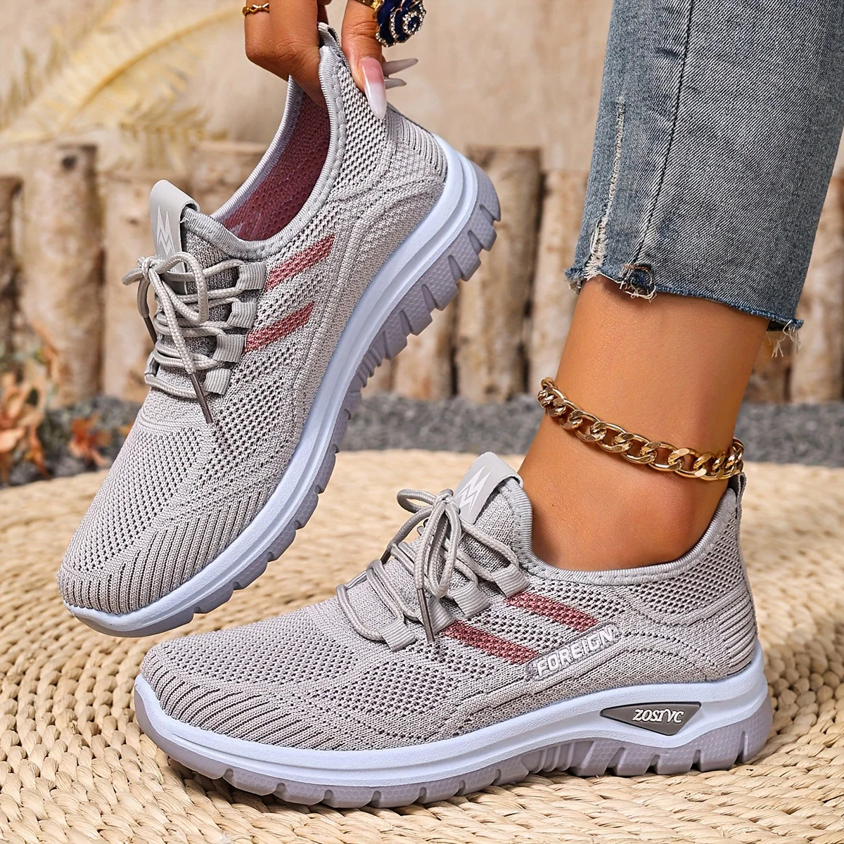Baskets Femme Décontractées Style Sport pour Marche et Quotidien - Image 17