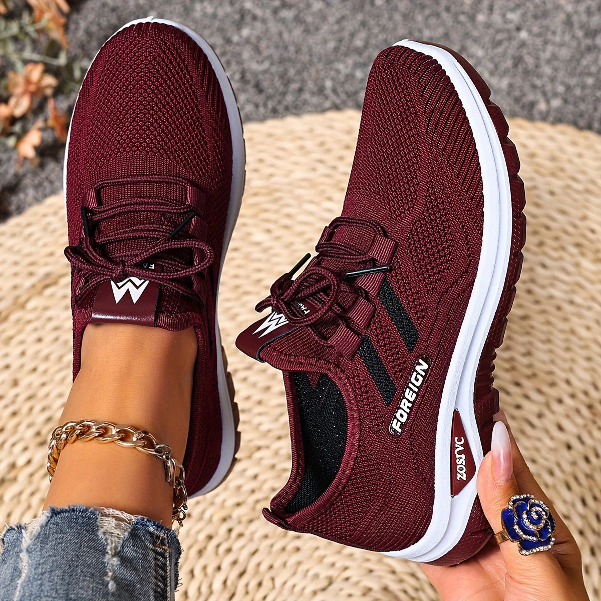 Baskets Femme Décontractées Style Sport pour Marche et Quotidien - Image 18