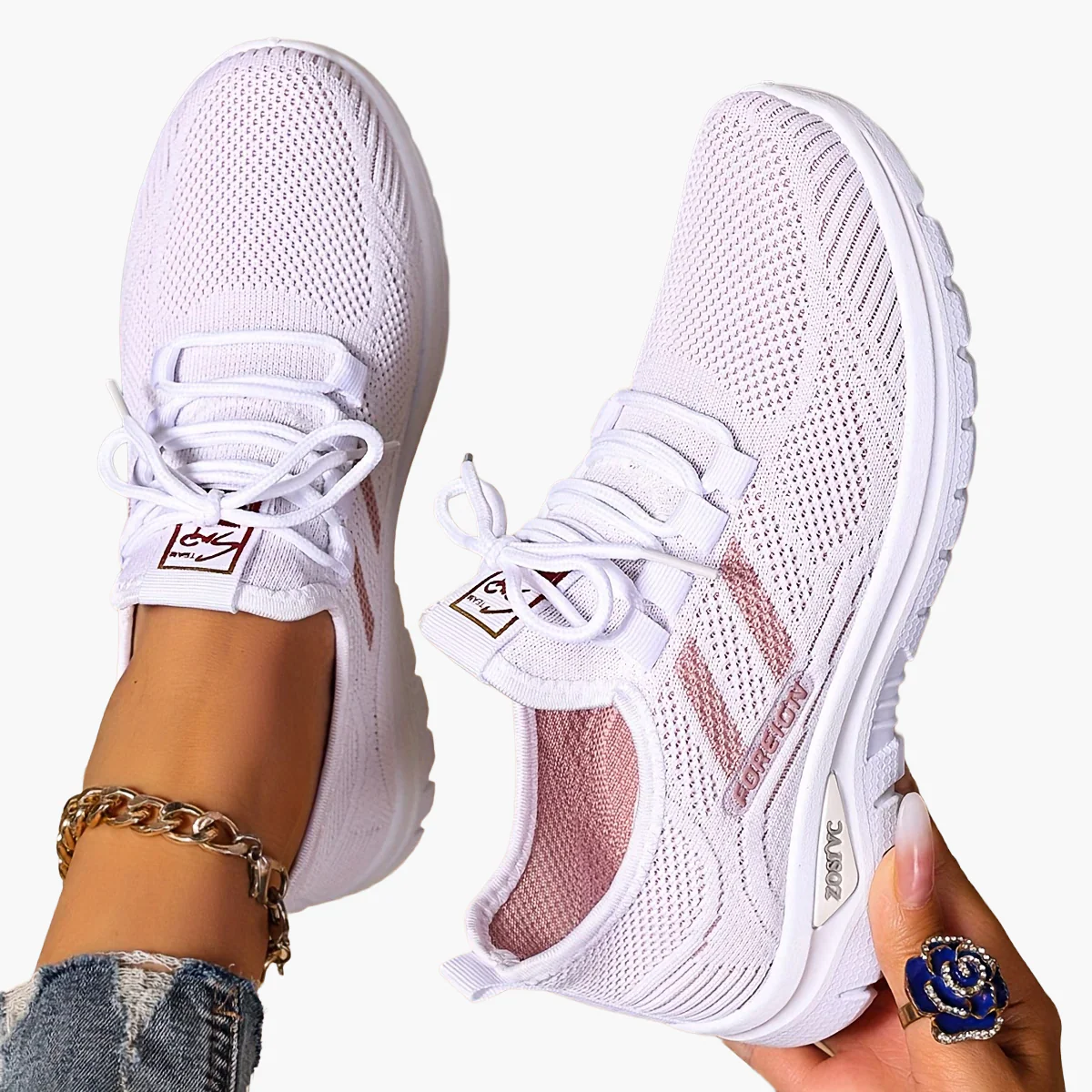 Baskets Femme Décontractées Style Sport pour Marche et Quotidien - Image 24