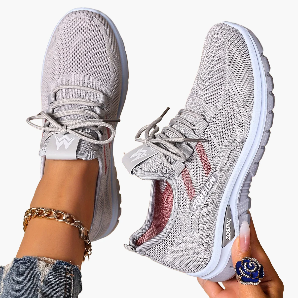 Baskets Femme Décontractées Style Sport pour Marche et Quotidien - Image 26