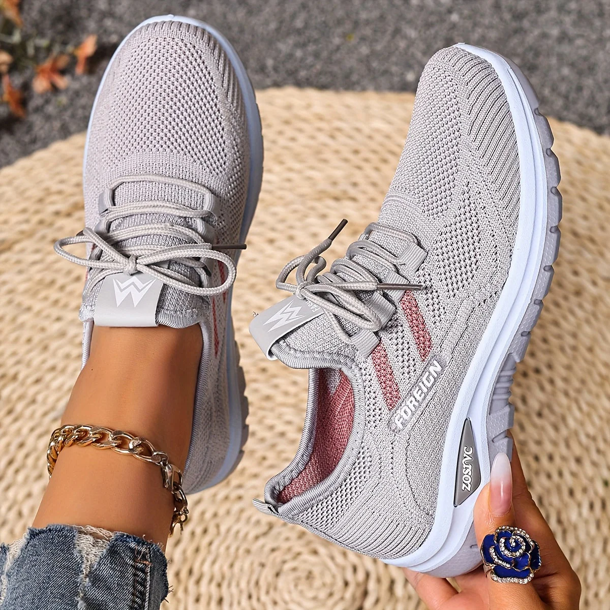Baskets Femme Décontractées Style Sport pour Marche et Quotidien - Image 6