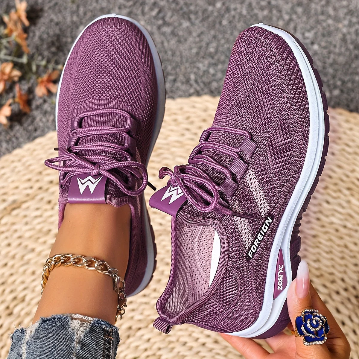Baskets Femme Décontractées Style Sport pour Marche et Quotidien - Image 9