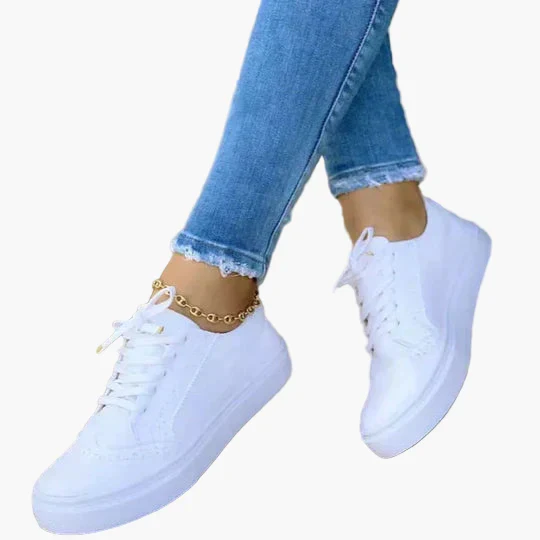 Baskets Femme Orthopédiques à Lacets Style Décontracté Confort Quotidien - Image 5