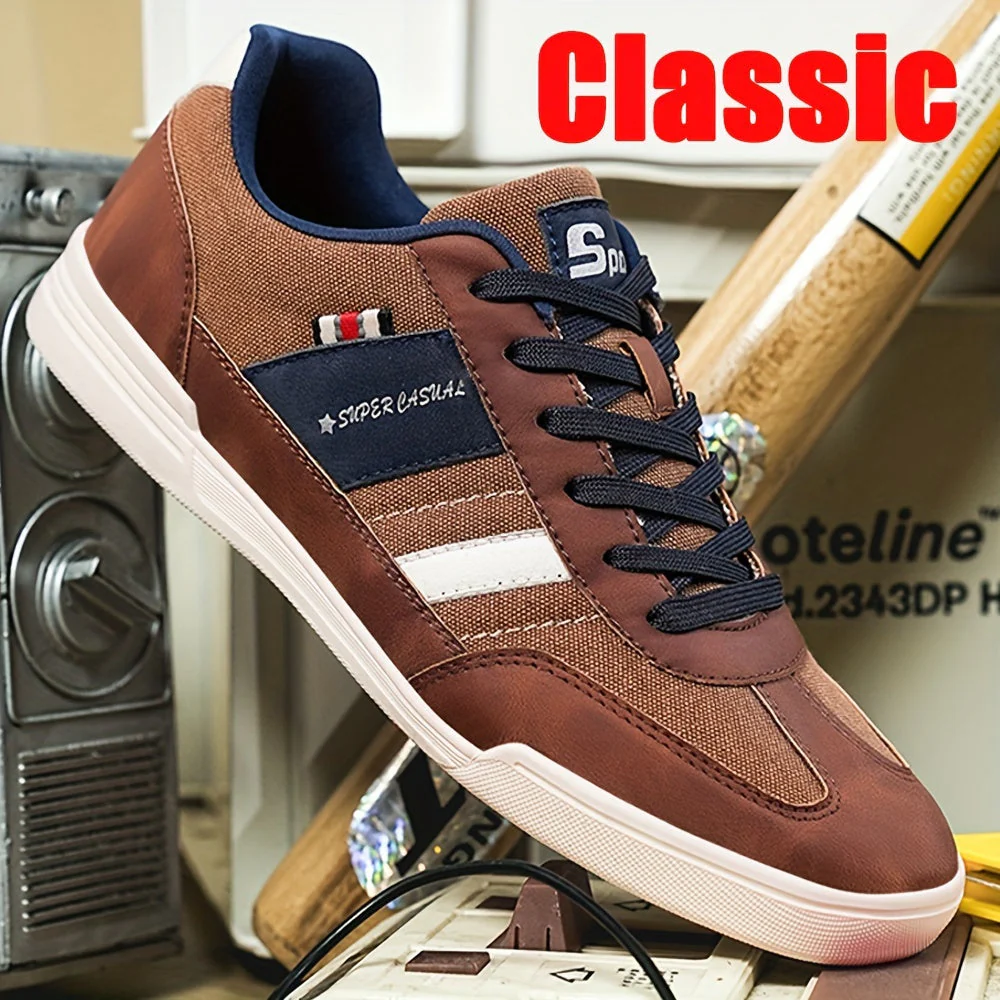 Baskets Homme Style Vintage Décontracté pour Usage Quotidien et Loisirs - Super Casual - Image 2