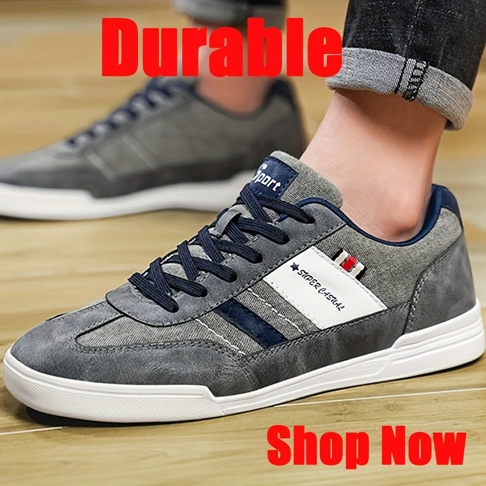 Baskets Homme Style Vintage Décontracté pour Usage Quotidien et Loisirs - Super Casual - Image 7