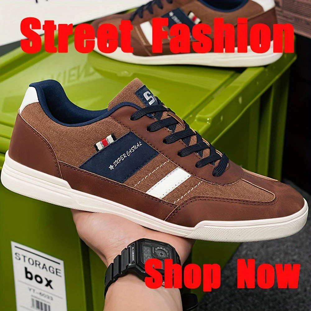 Baskets Homme Style Vintage Décontracté pour Usage Quotidien et Loisirs - Super Casual - Image 8