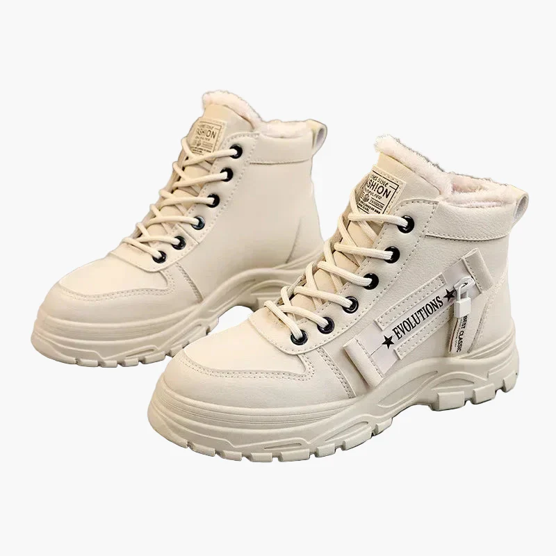 Baskets montantes d'hiver pour femmes - Style urbain chaud et tendance - Image 9