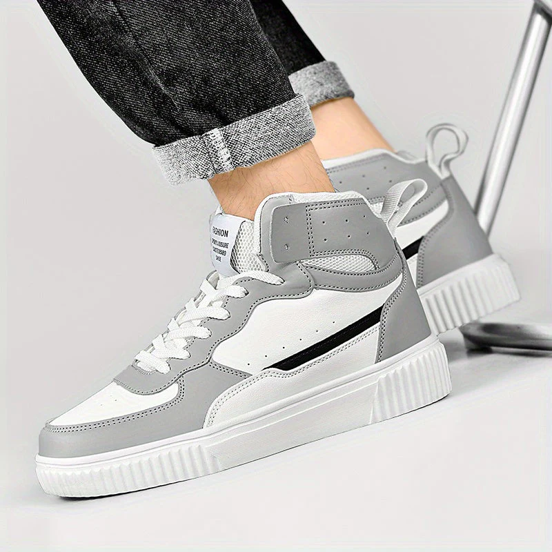 Baskets montantes homme style urbain pour sport et loisirs - Image 9