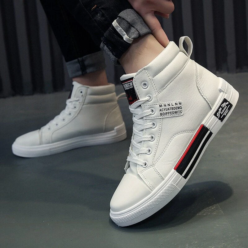Baskets montantes tendance pour homme – Style urbain automne/hiver - Image 4