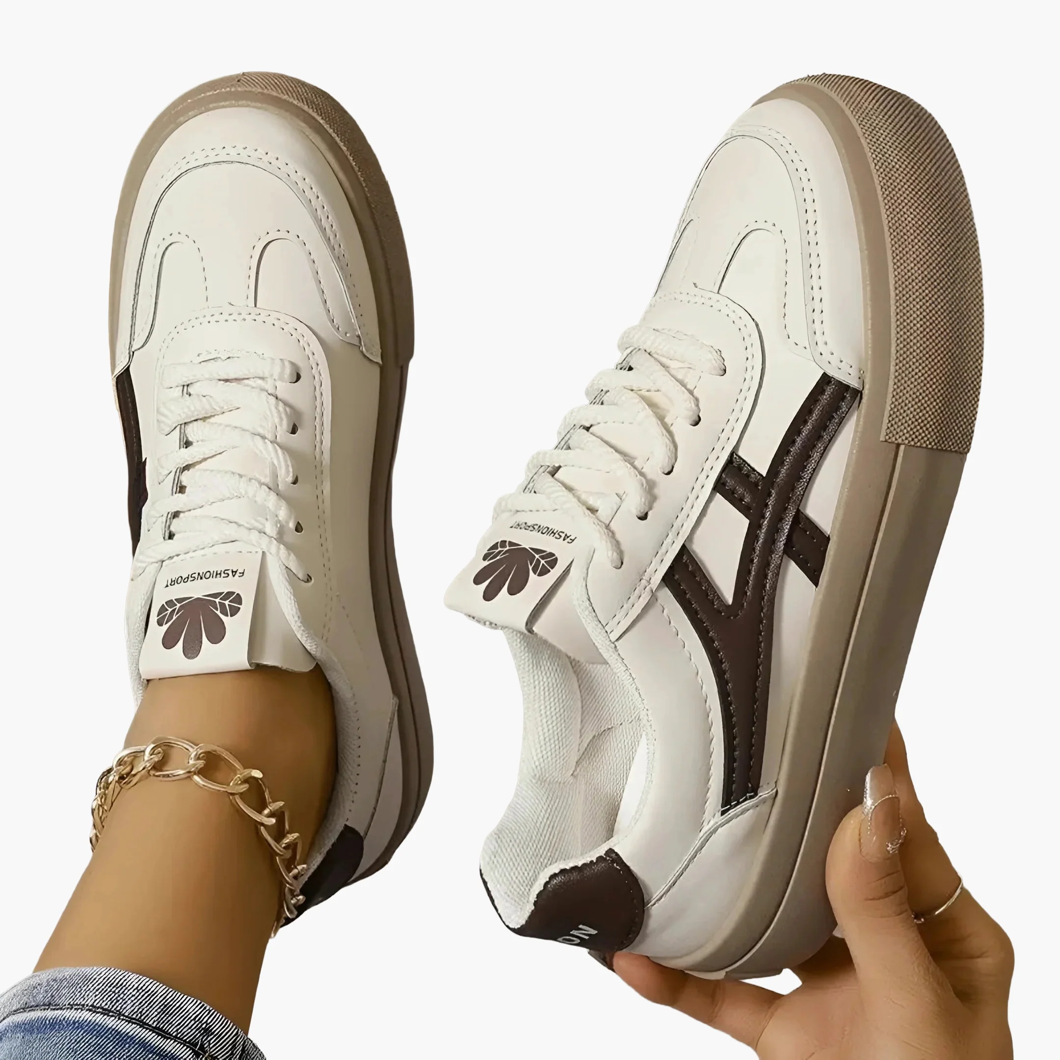 Baskets orthopédiques femme style rétro pour confort quotidien et marche urbaine - Image 4