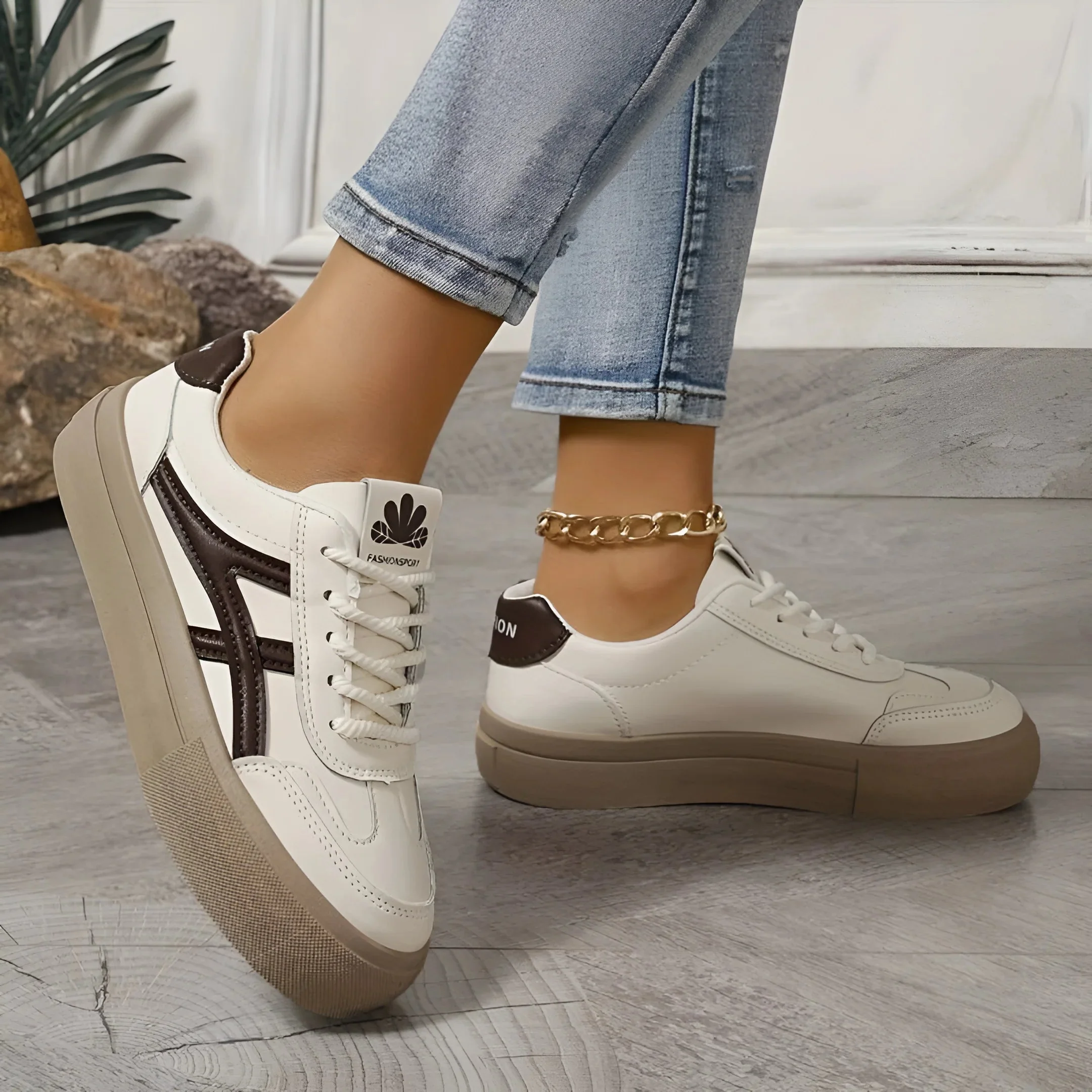 Baskets orthopédiques femme style rétro pour confort quotidien et marche urbaine - Image 6