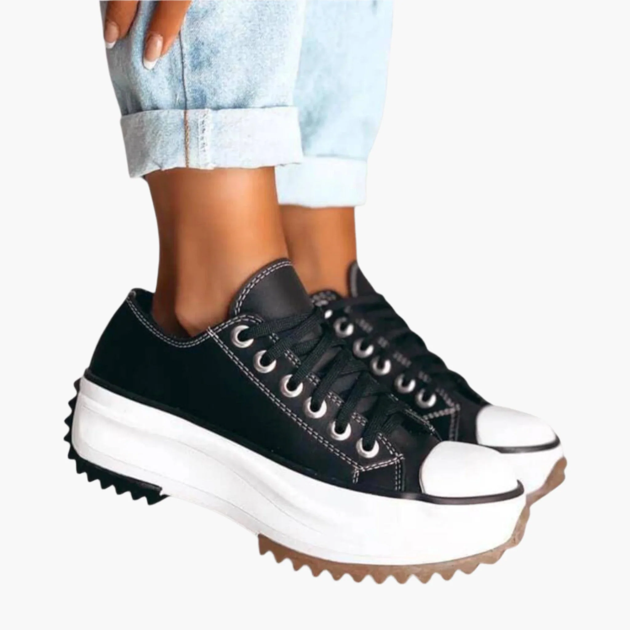 Baskets plateforme orthopédiques femme style urbain confort quotidien - Image 3