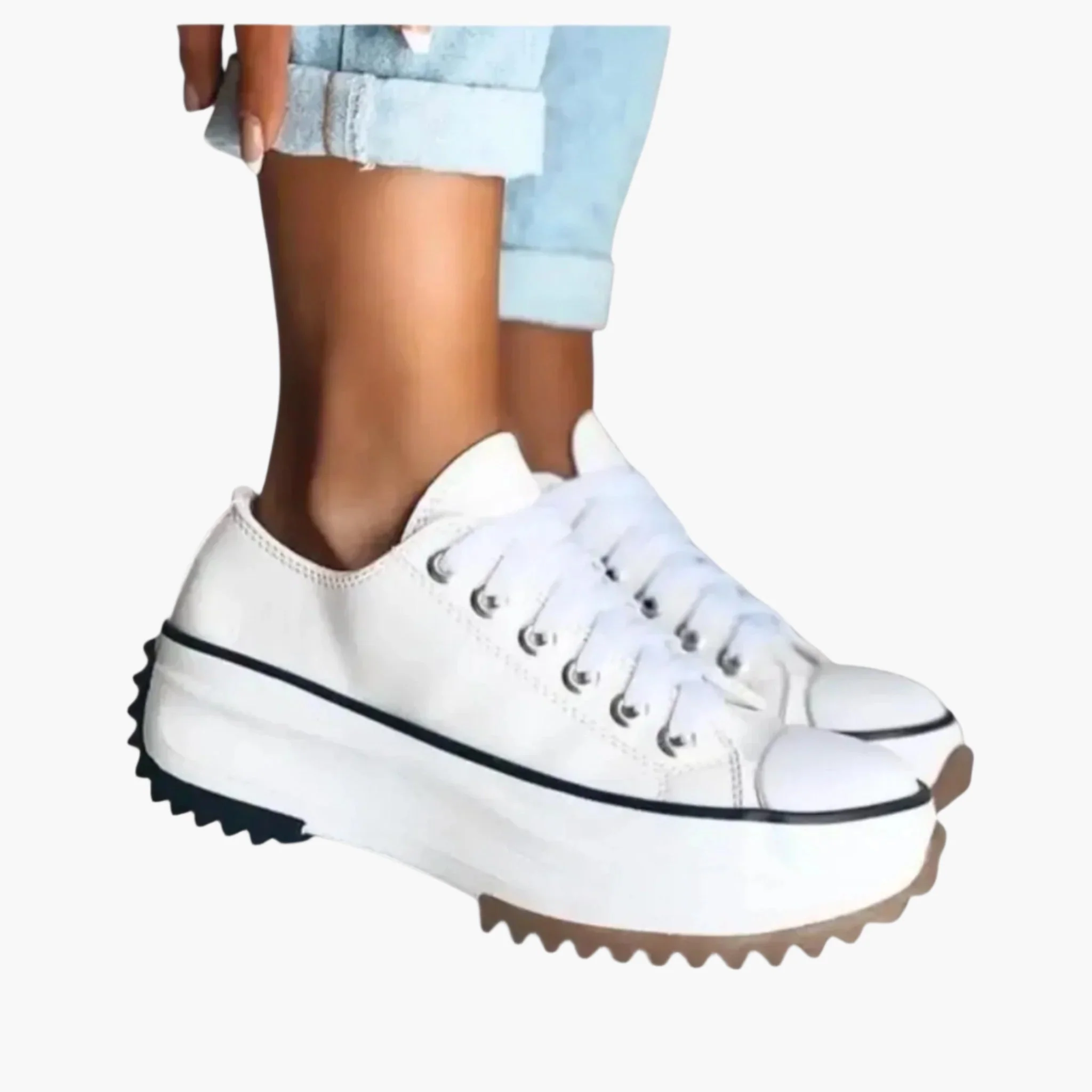 Baskets plateforme orthopédiques femme style urbain confort quotidien - Image 4