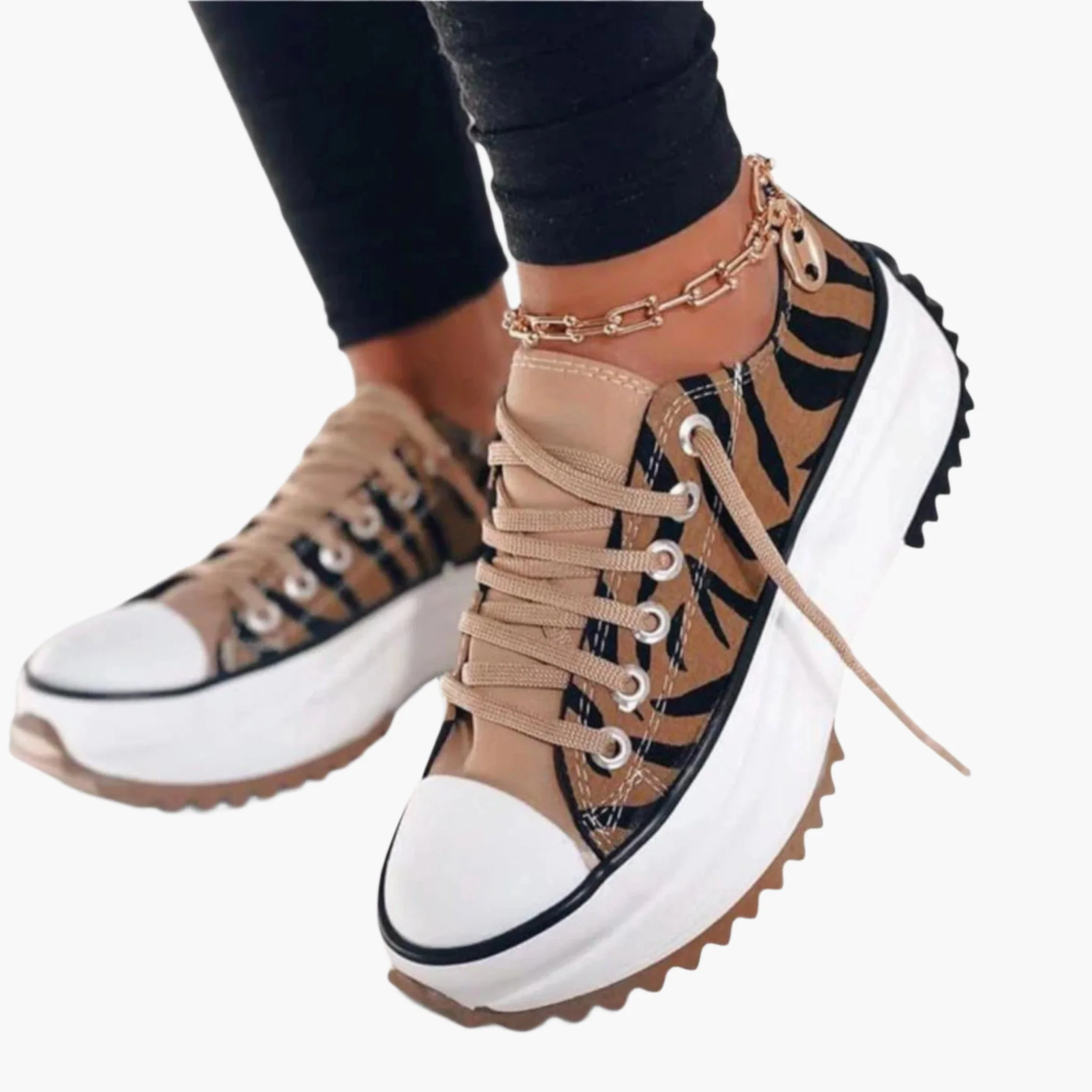 Baskets plateforme orthopédiques femme style urbain confort quotidien - Image 5