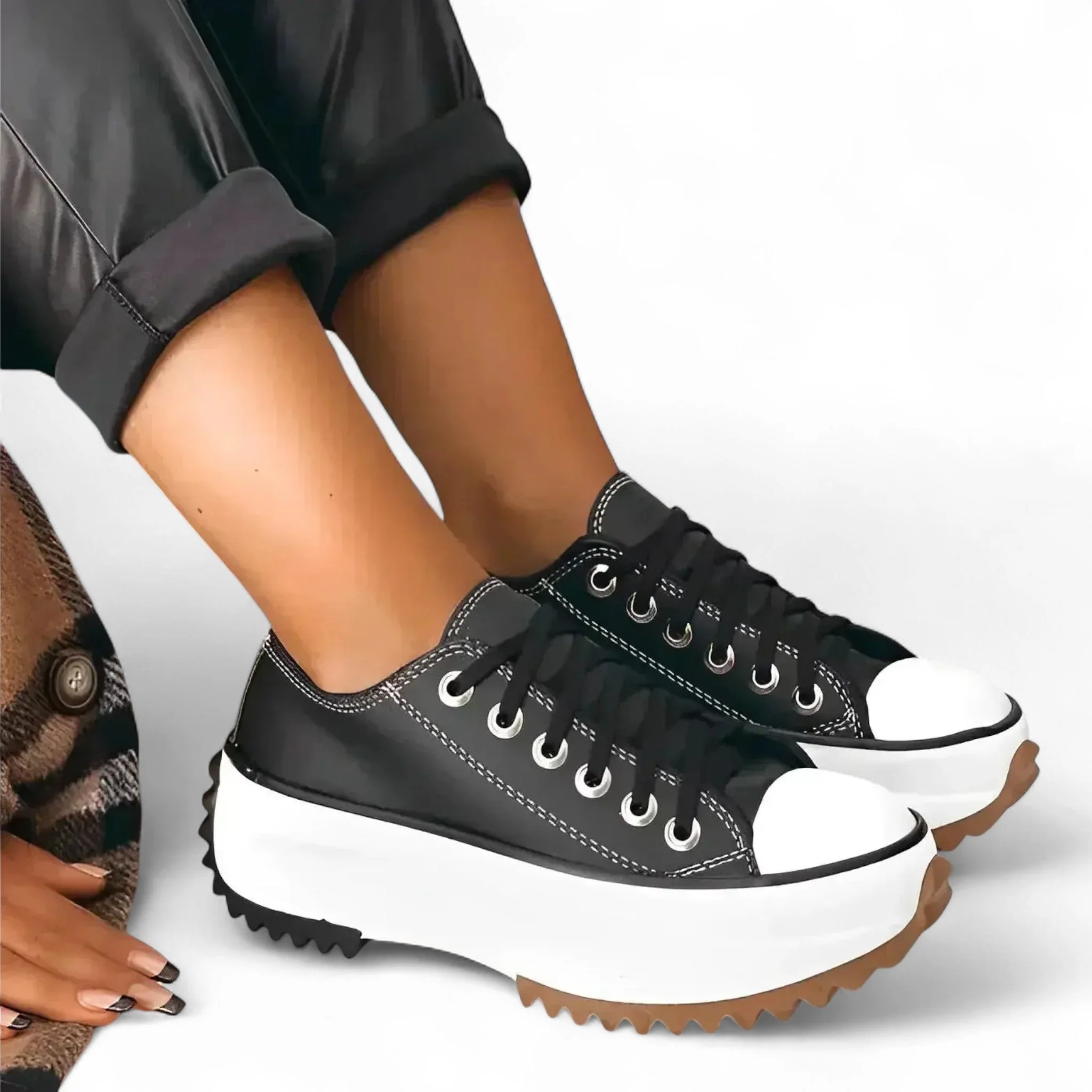 Baskets plateforme orthopédiques femme style urbain confort quotidien - Image 7