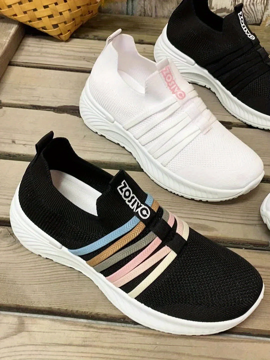 Baskets Slip-On Décontractées pour Femme Style Sport Urbain - Image 17