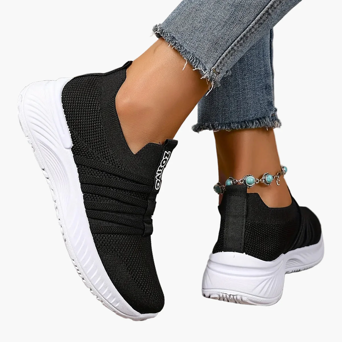 Baskets Slip-On Décontractées pour Femme Style Sport Urbain - Image 34