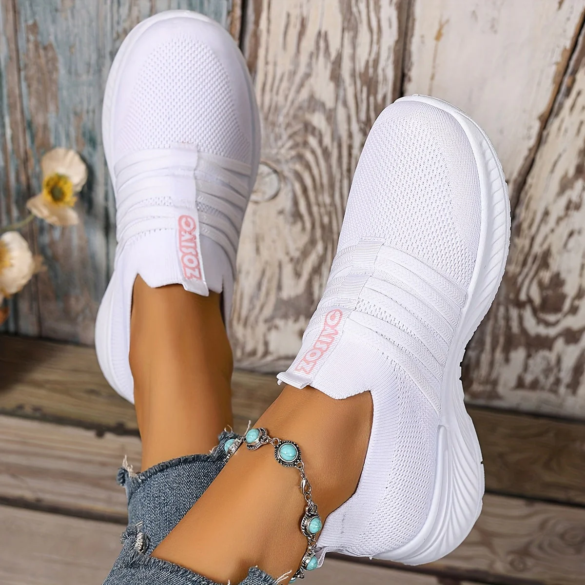 Baskets Slip-On Décontractées pour Femme Style Sport Urbain - Image 5
