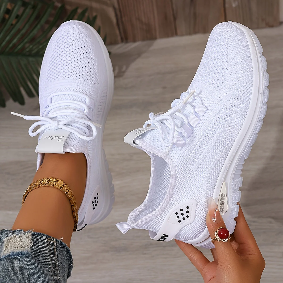 Baskets de sport décontractées pour femme style running polyvalent - Image 11