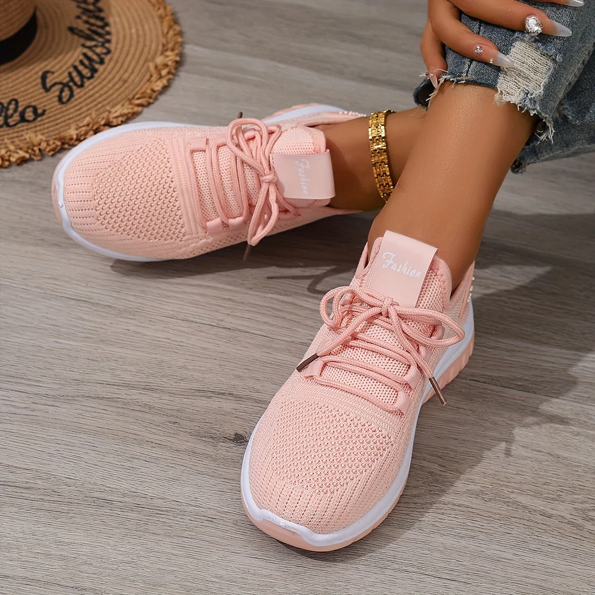 Baskets de sport décontractées pour femme style running polyvalent - Image 15